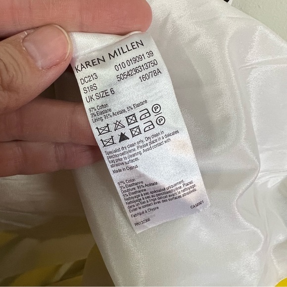 *NEW* Karen Millen Cotton Floral Pencil Dress - Picture 11 of 11